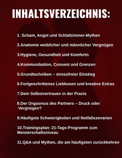 Oralsex: Von der Schüchternheit zur Meisterschaft