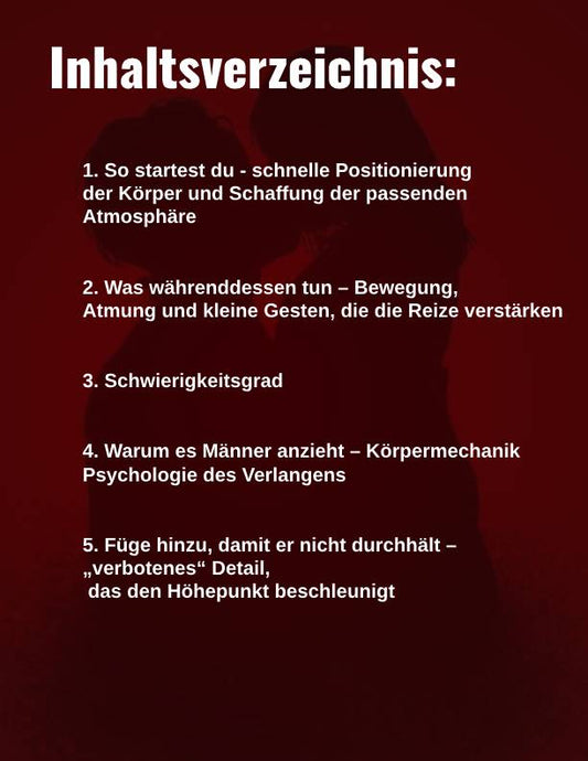 Geheime Sexstellungen Von dem er immer mehr wollen wird